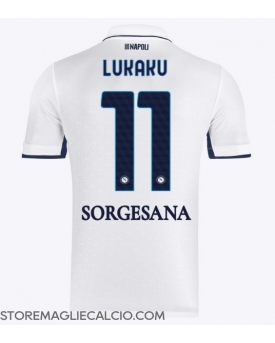 SSC Napoli Romelu Lukaku #11 Maglia Gara Trasferta Repliche 2024-25 Maniche Corte